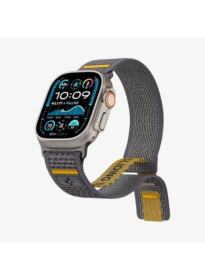 فكرة سوار ساعة رياضي فاخر من فكرا  متوافق مع ساعة ابل الترا 3 باند 49 ملم 46 ملم 45 ملم، سوار رياضي لساعة اي ووتش الترا 2 سلسلة 11 46 ملم / سلسلة 10 46 ملم سلسلة 9 8 7 6 5 اس اي 2 اس اي 3 - Image 2